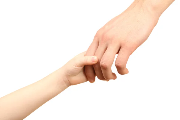 Child and father hands — Stock Photo, Image