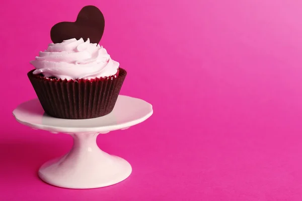 Cupcake para Dia dos Namorados — Fotografia de Stock