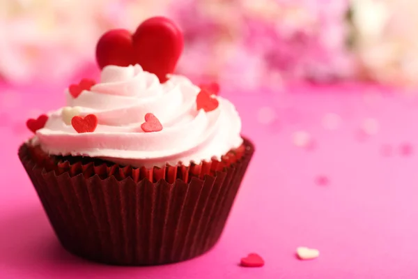 Dag van de Valentijnskaart cupcakes — Stockfoto