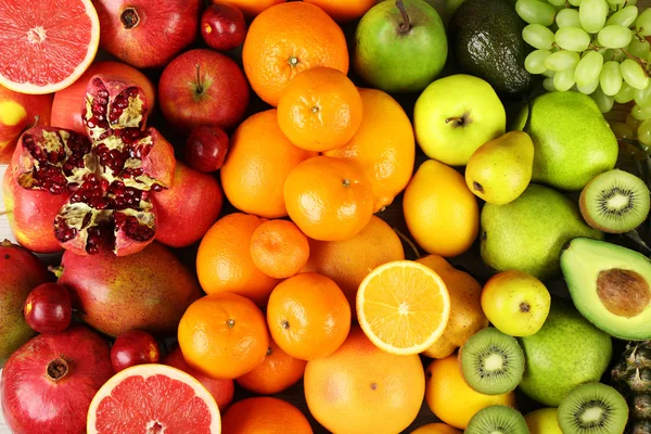 Sortiment av exotiska frukter — Stockfoto