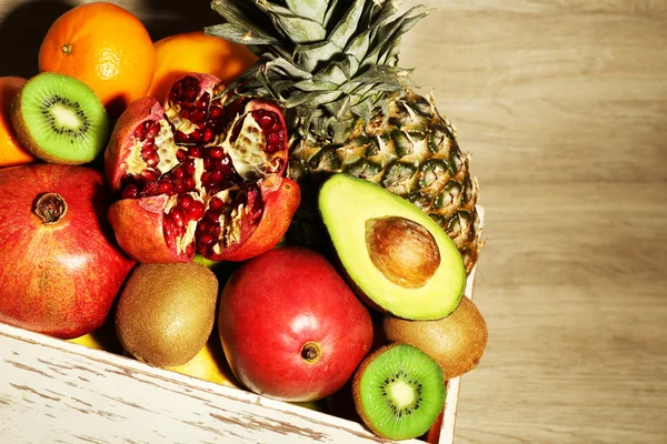 Assortment of exotic fruits — Stock Photo, Image