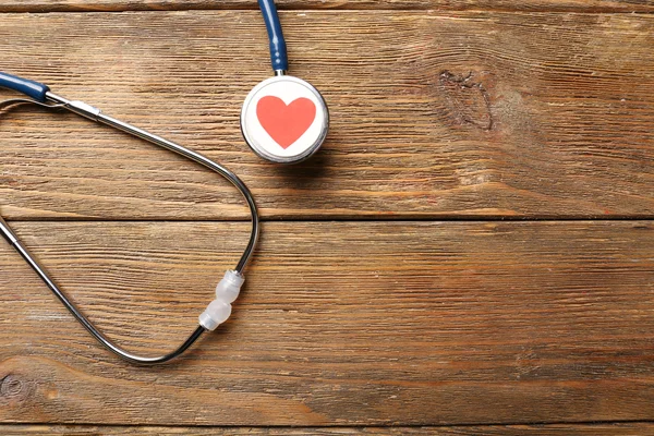 Stethoscope with heart — Stock Photo, Image