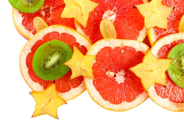Gesneden fruit close-up — Stockfoto