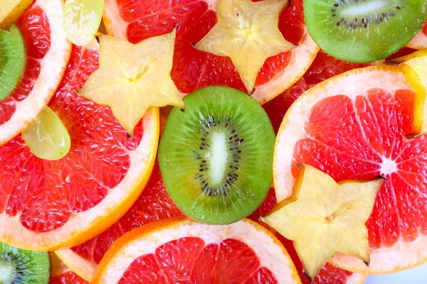 슬라이스 과일 배경 — 스톡 사진