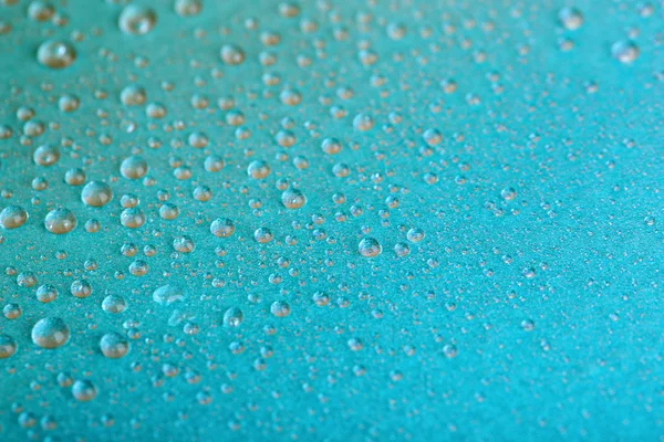 Blue water drops background — Stock Photo, Image