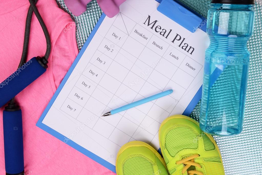 Meal plan and sports equipment