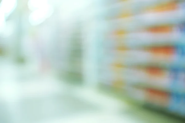 Fuzzy supermarket photo — Stock Photo, Image