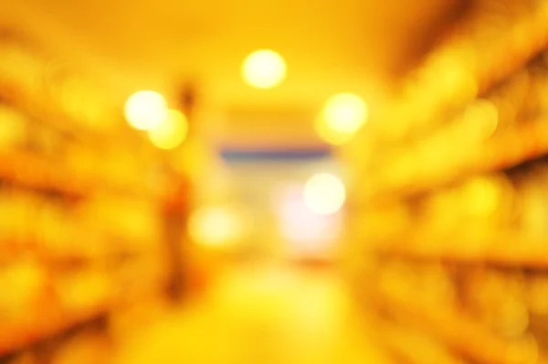 Fuzzy supermarket photo — Stock Photo, Image