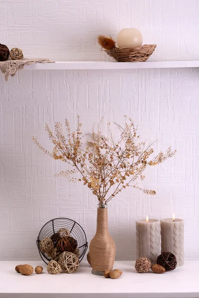 Still life of dried flowers — Stock Photo, Image