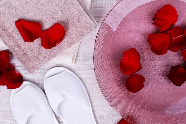 Cuenco spa con agua — Foto de Stock