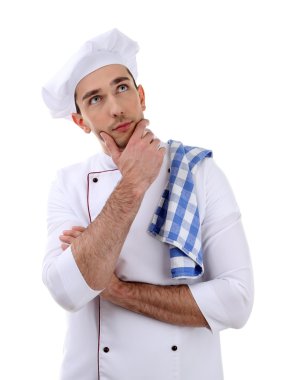 Beyaz erkek chef