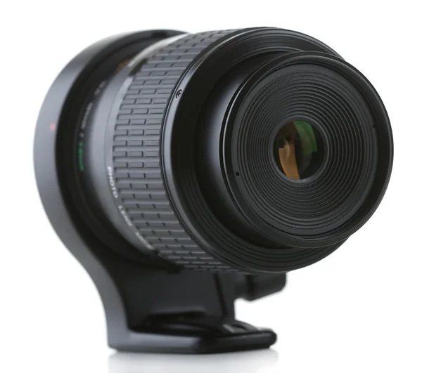 Macro lens isolated on white — Stock Photo, Image