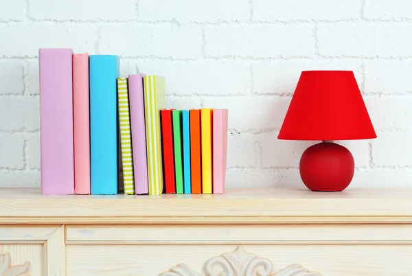 Books on shelf — Stock Photo, Image
