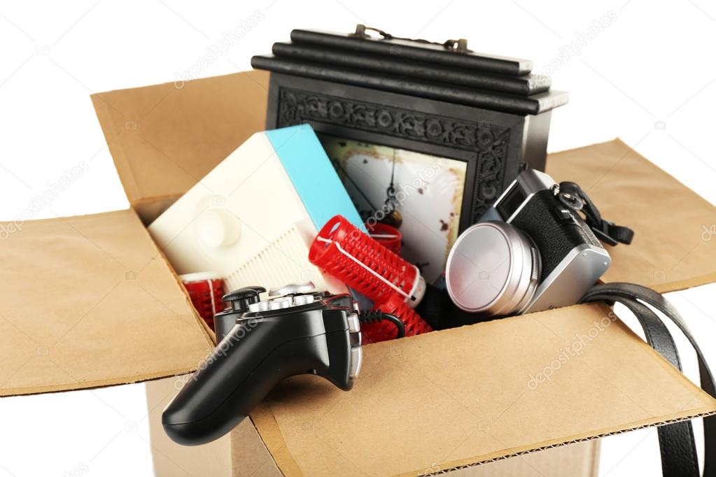 Box of unwanted stuff