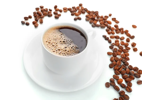 Cup of coffee close-up — Stock Photo, Image