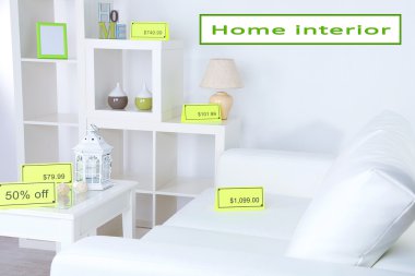 Yeni beyaz mobilya showroom fiyatlarla