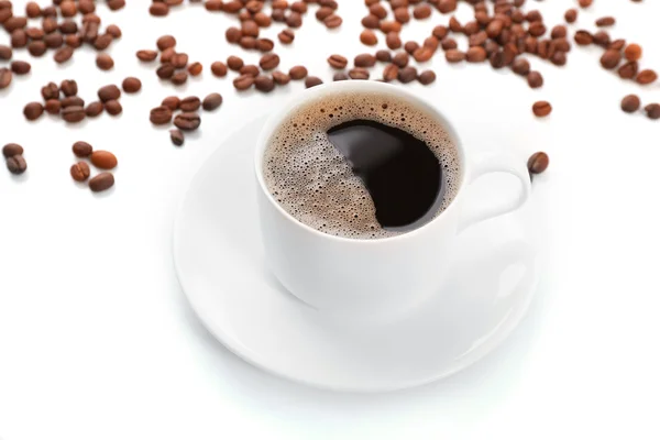 Cup of coffee close-up — Stock Photo, Image