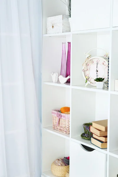 Modern design interior of room with closet, indoors — Stock Photo, Image