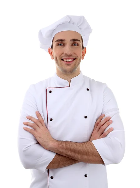 Chef isolated on white Royalty Free Stock Photos