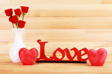 Mumlar, aşk kavramı ile romantik hediye