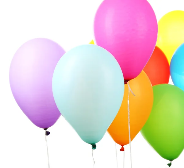 Globos de color aislados en blanco —  Fotos de Stock