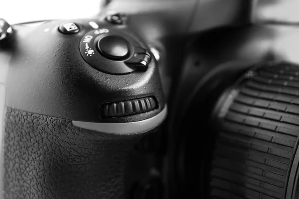 Digital kamera på nära håll — Stockfoto