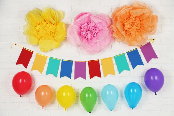 Beautiful decoration for birthday party — Stock Photo, Image