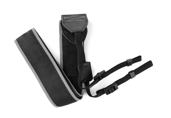 Cinturão de câmera isolado em branco — Fotografia de Stock