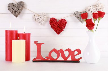 Mumlar, aşk kavramı ile romantik hediye