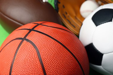 Spor top yakın çekim