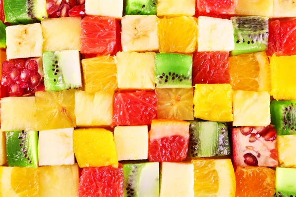 Fondo de frutas en rodajas — Foto de Stock