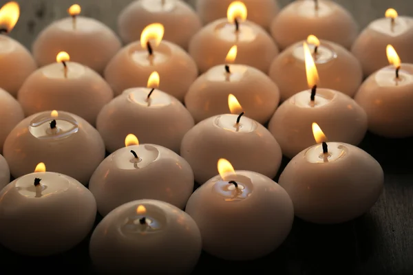 Палаючий свічки Закри — стокове фото