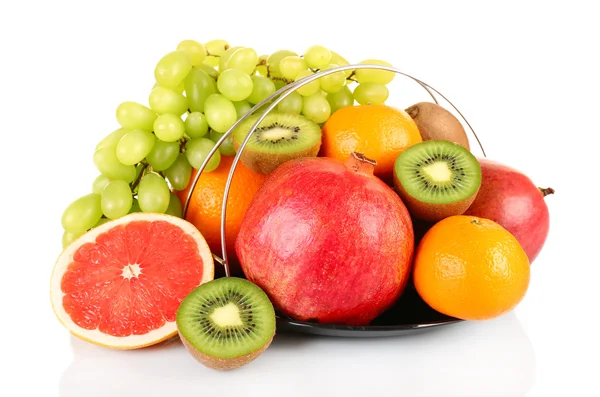 Surtido de frutas aisladas en blanco —  Fotos de Stock