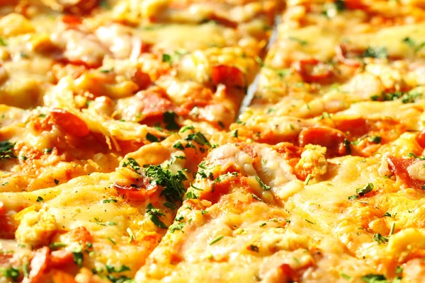 Tasty pizza, close up — Stock Photo, Image