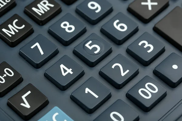 Vista macro del tablero de la calculadora — Foto de Stock