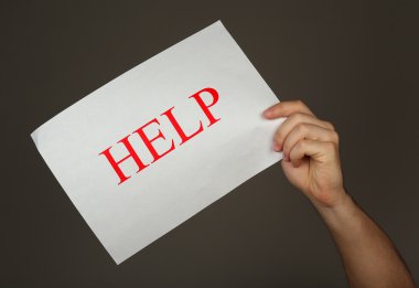 Erkek elinde kayıt yardım