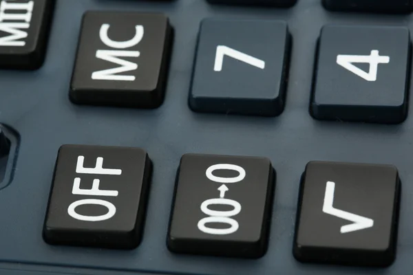 Macro view of calculator board — Stock Photo, Image