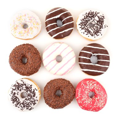 Kremalı lezzetli çörekler.