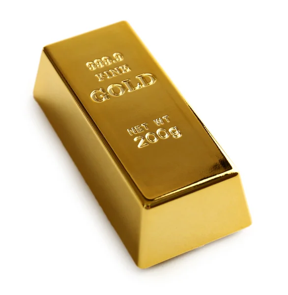 Guldtacka isolerad på vit — Stockfoto