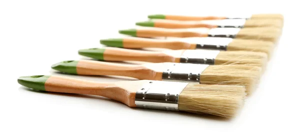 Paint brushes, isolated on white — Stock Photo, Image