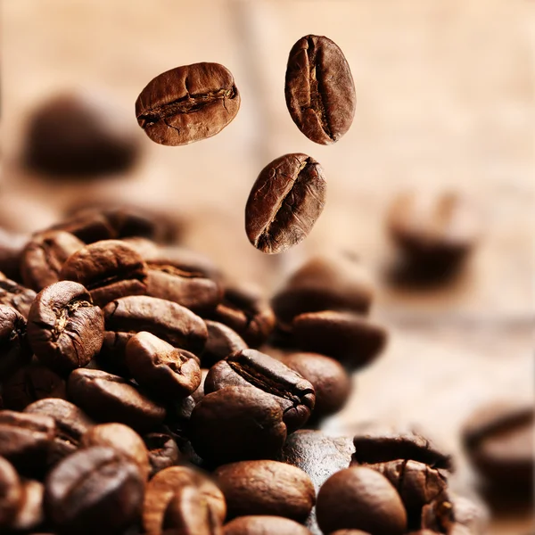 Coffee beans close up Royalty Free Stock Images