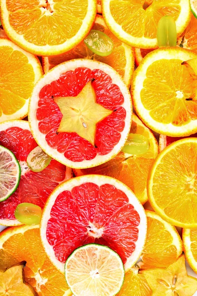 Affettato fondo frutta — Foto Stock