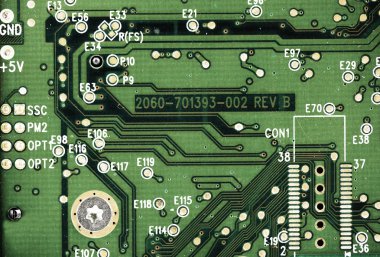 Modern elektronik Pano yakın çekim