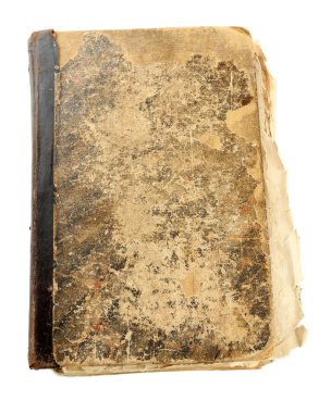 eski kitaplar, üzerinde beyaz izole