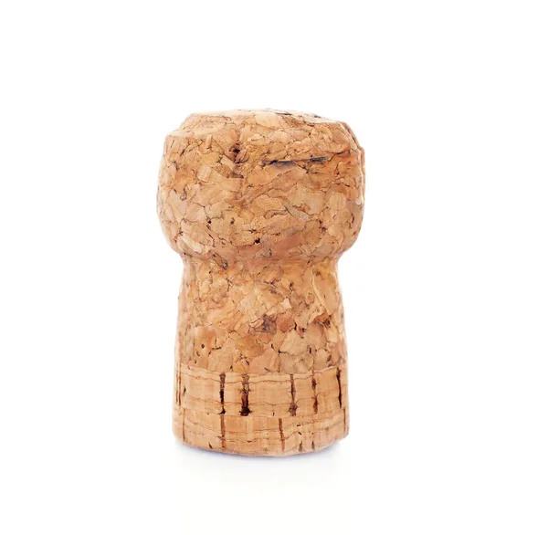 Wine cork isolated on white — Stock Photo, Image