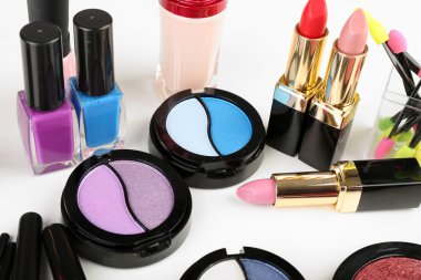 Farklı kozmetik yakın çekim