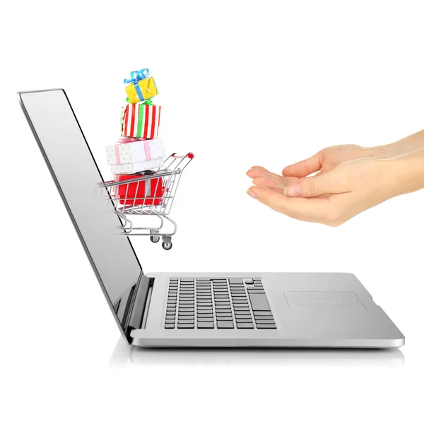 Concepto de compras online — Foto de Stock