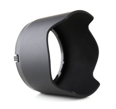 objektif kapağı üzerinde beyaz izole