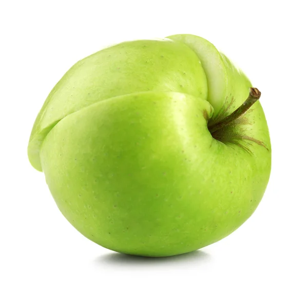 Saftige Apfel isoliert auf weiß — Stockfoto
