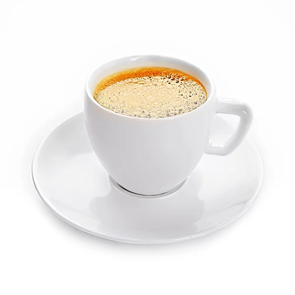 Cup of coffee isolated on white — Stock Photo, Image